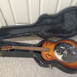 Fender FR-50 Resonator Guitar MIK Sunburst w/Hard case SELL/TRADE