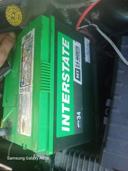 Inter State Car Battery Works Good