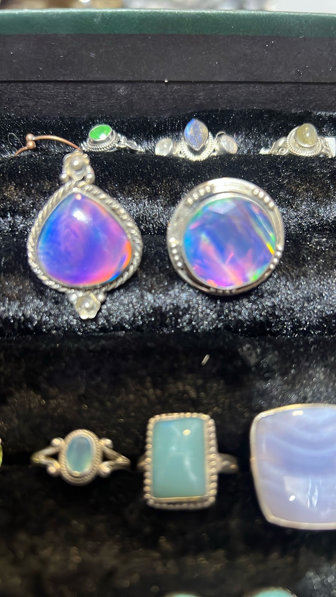 Your Choice- Size 8 Aurora Opal Rings