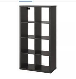 IKEA Kallax Black/Brown Shelves