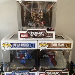 Marvel Street Art Funko Pops