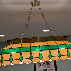 Stained Glass Pool Table Light