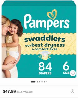 Pampers size 6 (84 count)