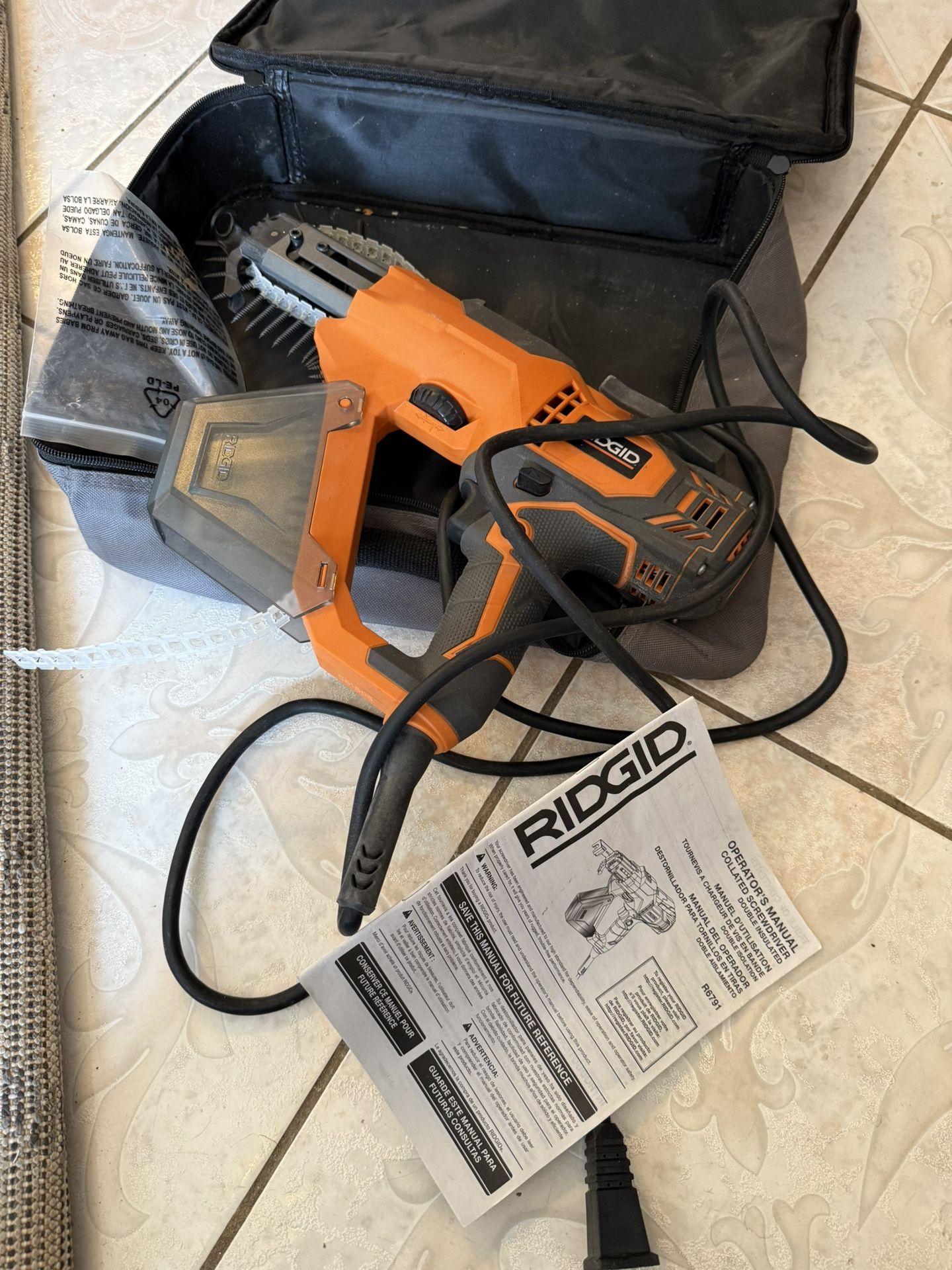 Ridgid Screw Nail Gun