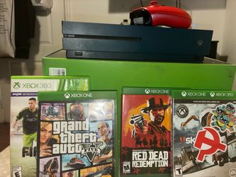 Xbox One Console with Games and Controller