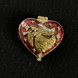 Small Jeweled Metal Pill Boxes