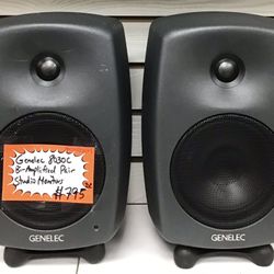 Genelec 8030C Bi-Amplified Pair Studio Monitors 