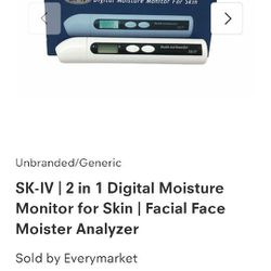 Digital Moisture Skin Monitor