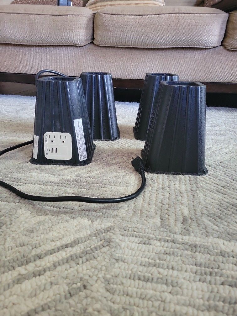Bed Raisers With Extention Cord