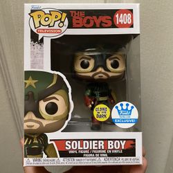 #1408 Funko Pop Television Show The Boys Soldier Boy (GITD Funko Exclusive)