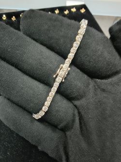 14k tennis bracelet