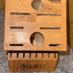 Cutco 18 Slot Wooden Block 