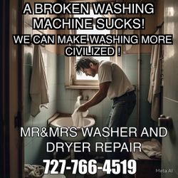 Laundromat’s suck! We Can fix You’re Washer/Dryer (contact info removed)