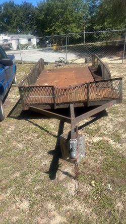 Use heavy duty steel axle trailer