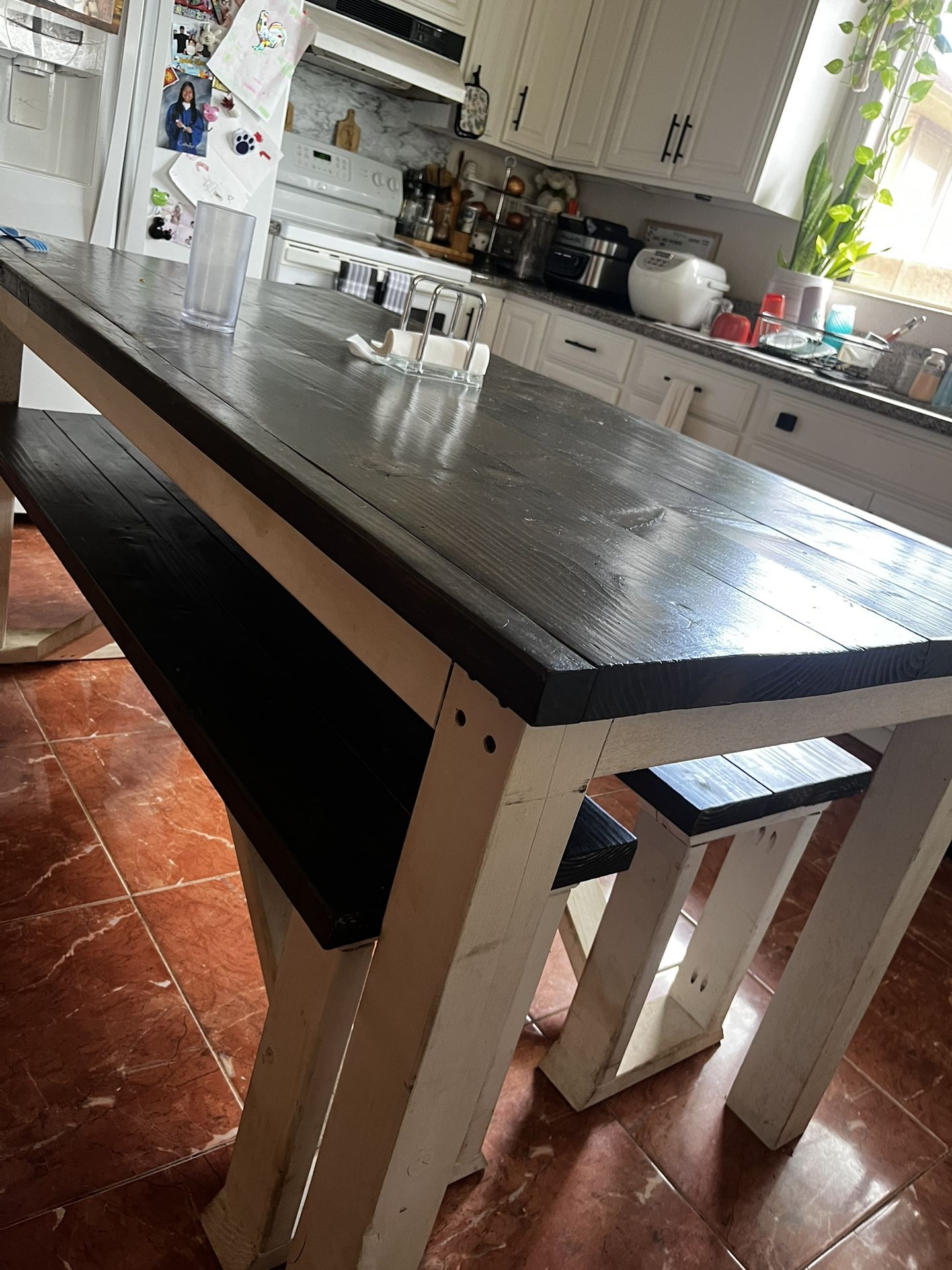 Dining Table With Benches