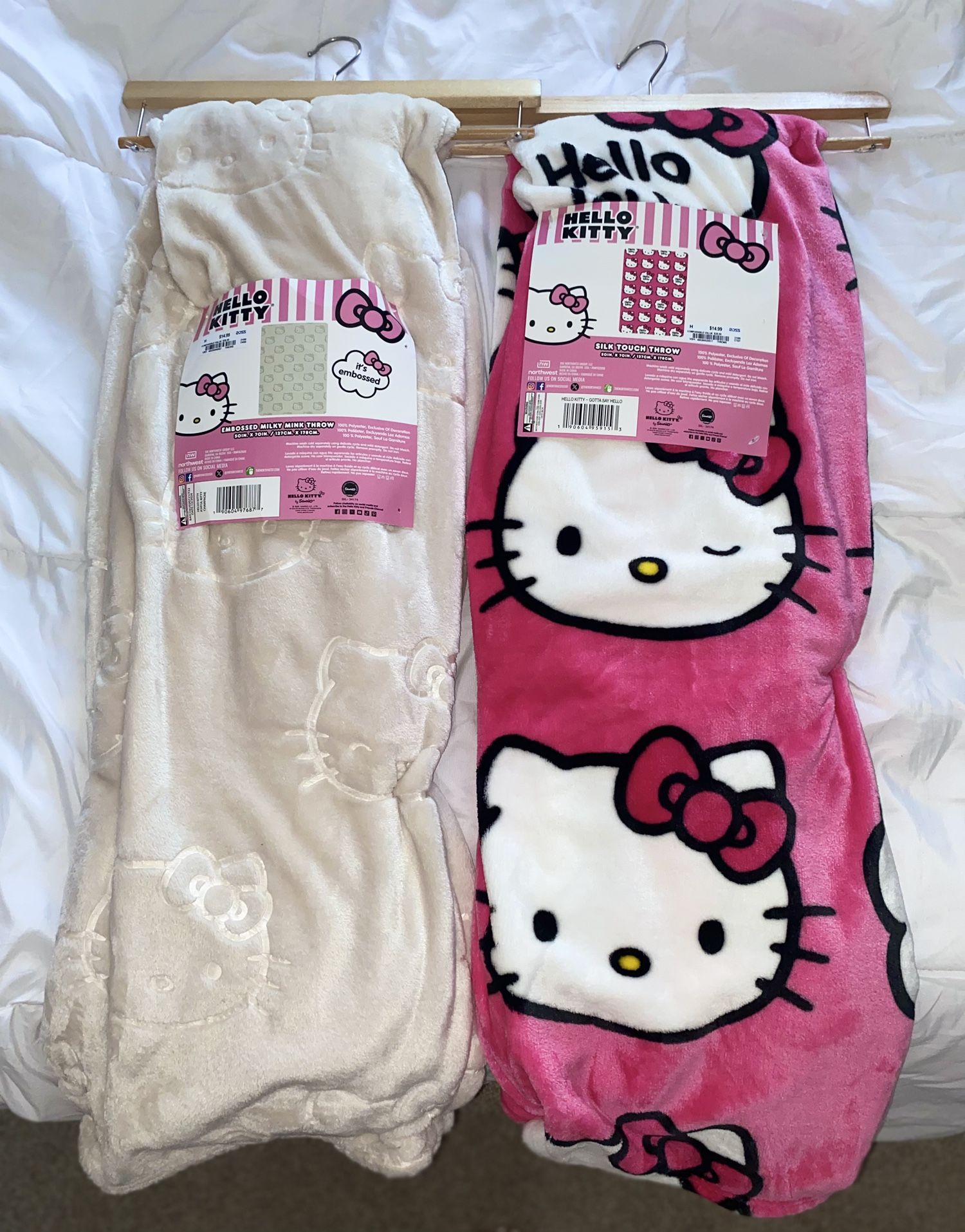 NEW hello kitty blankets