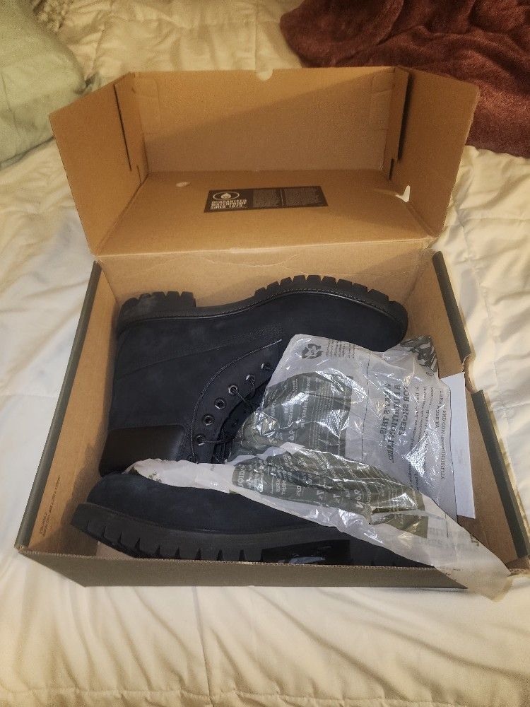 Timberland Mens Premium 6" Waterproof Boot (Black)