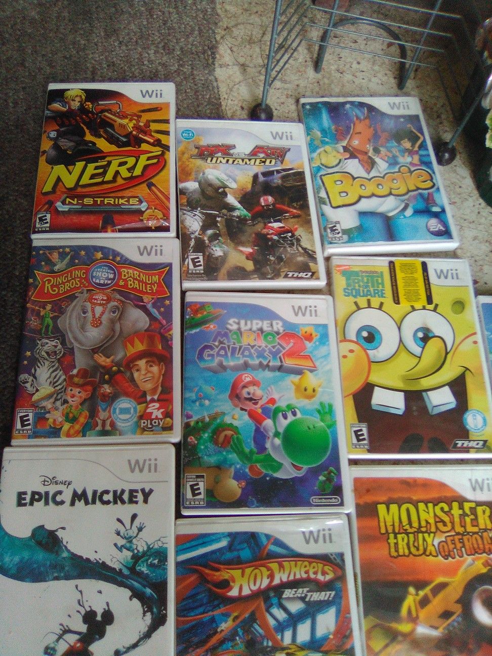 Wii, Xbox 360, Nintendo 3DS games