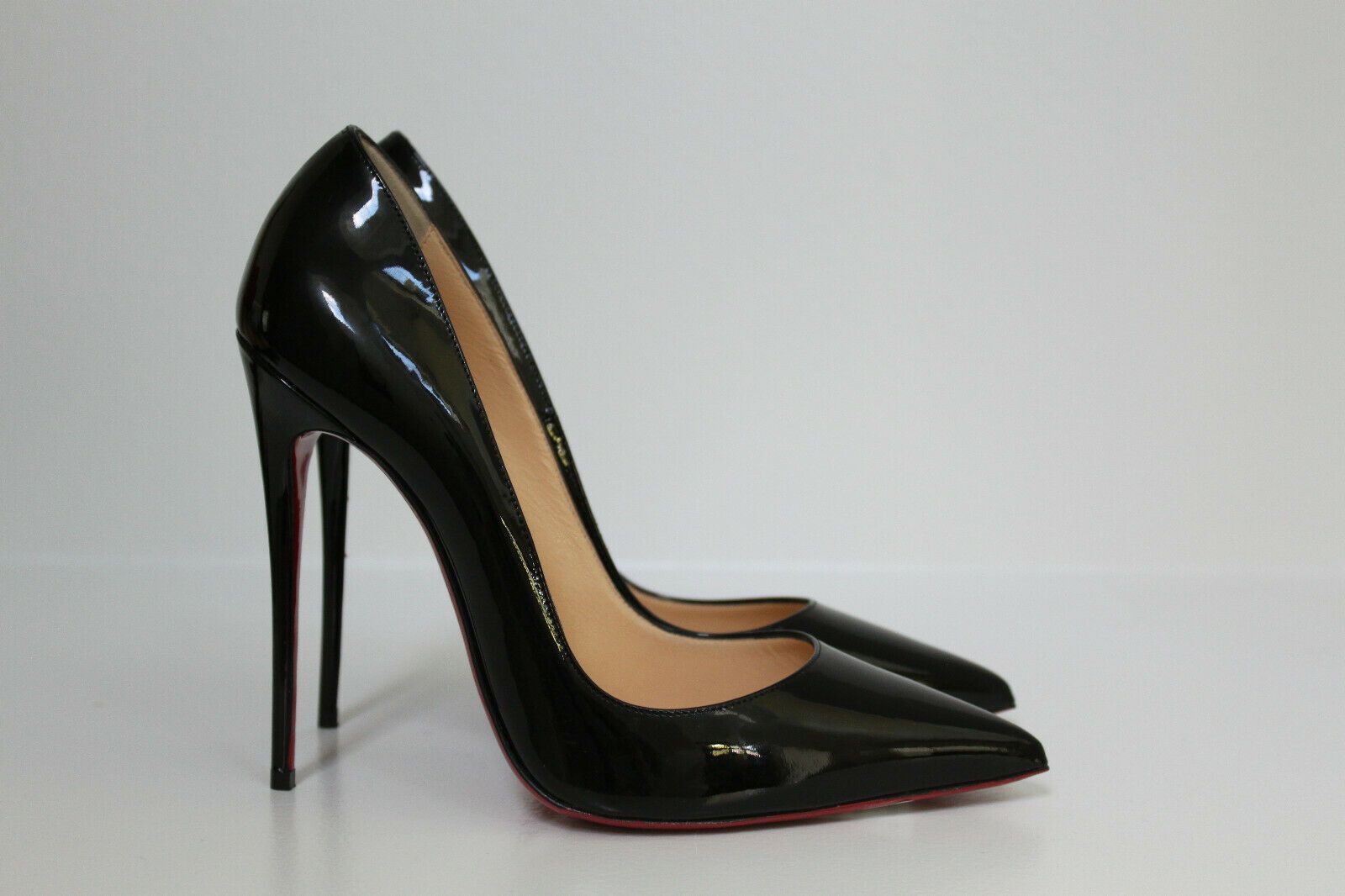 C L classic So Kate 120 mm Pumps Black Patent Leather heels Shoes
