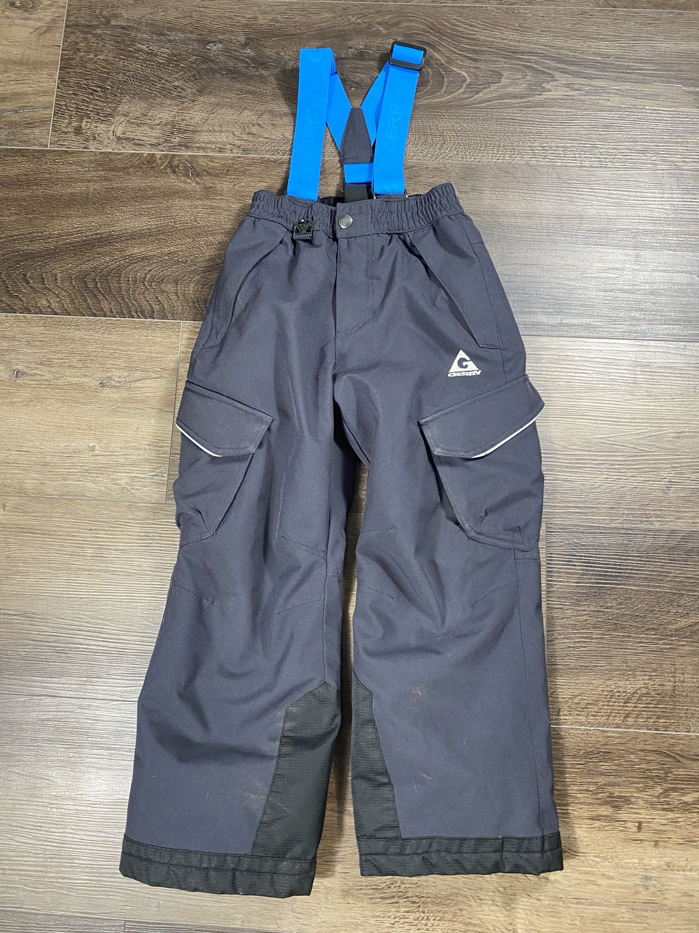 Youth Kids Snow Pants Bibs Size 7/8