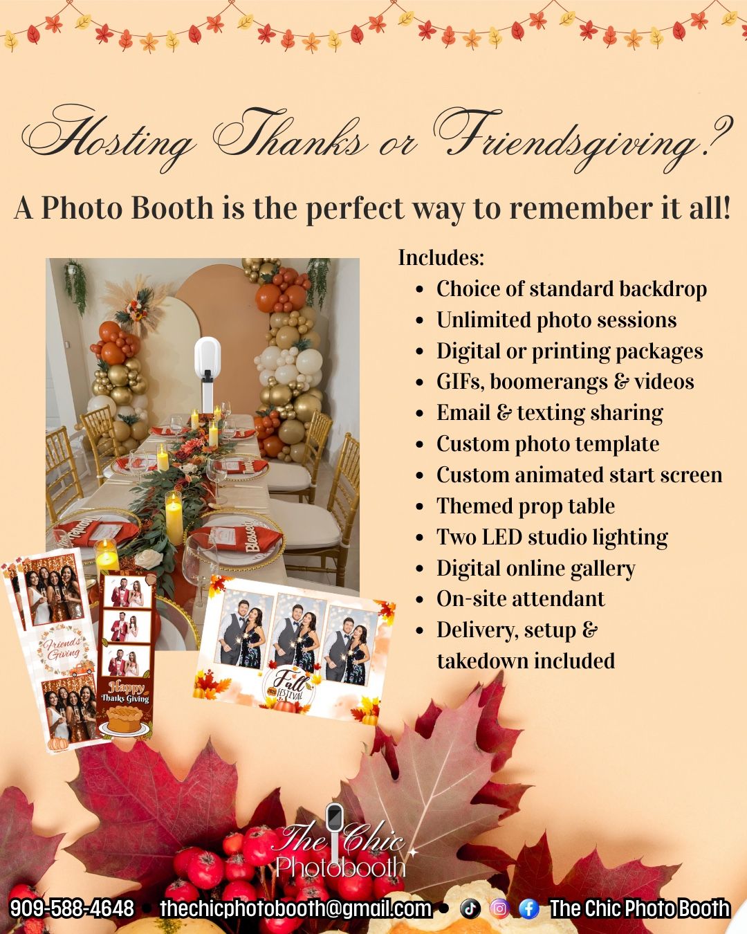 Thanksgiving Or Friendsgiving Photobooth ?