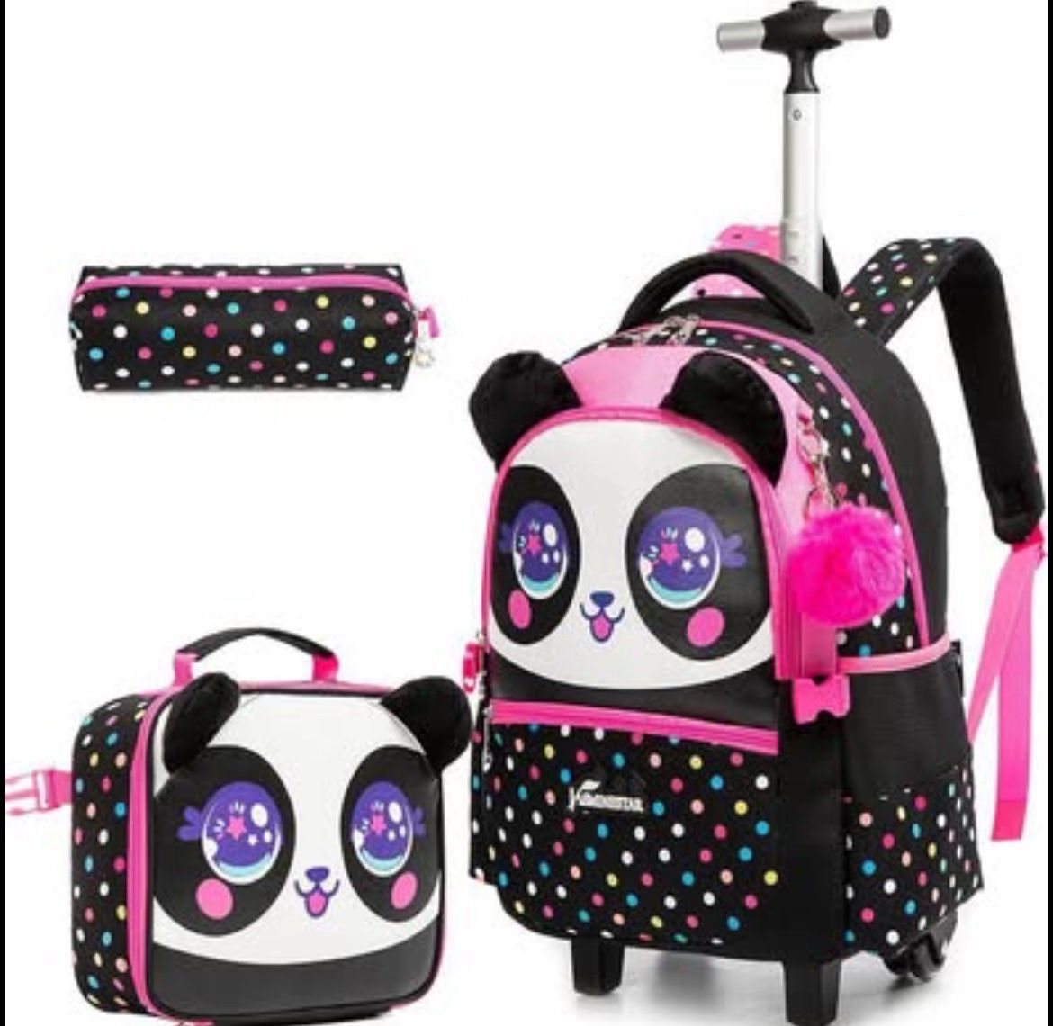 Panda Rolling Backpack