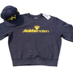 Ankhenaten Flat Bill Snapback and Sweatshirt Both For $120