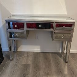 Glass Mirror Vanity.