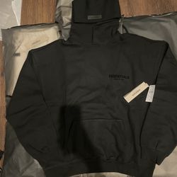 Black Essentials Hoodie