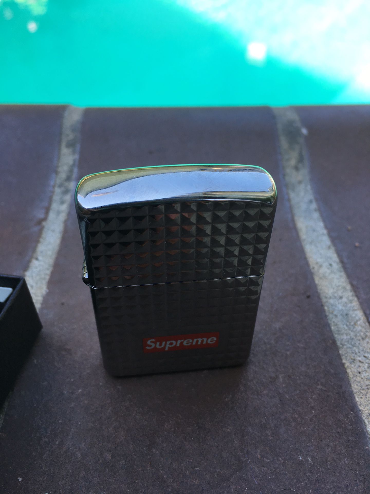 New Supreme Zippo Lighter In Box