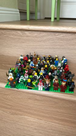 Large Lot of LEGO Minifigures Mixed Themes