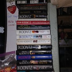 Dean Koontz First Edition Hard Cover Books