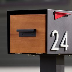 Mailbox Installation House Numbers Customer Modern Art Outdoor Home Decor