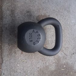 Apollo 30lb Black Cast Iron Kettle Bell (New)
