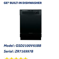 GE Dishwasher 