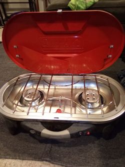 Coleman 2 grill camping stove.