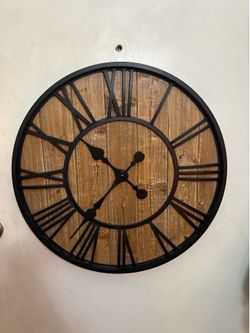 Huge barn style clock