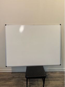 Pen+Gear Dry Erase Whiteboard with Aluminum Frame