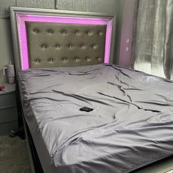 Queen LED Bed Frame