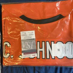 Authentic Stitched Ocho Cinco Signed Jersey