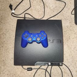 PS3 And Controller With Bluetooth Mini Headset Bundle