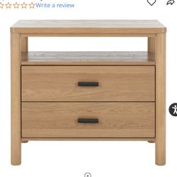 (SAFAVIEH) Jaylessa Wood Nightstand-SFV2148A