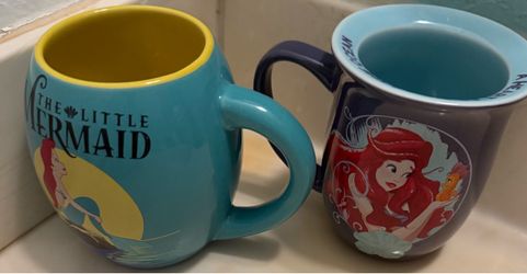 Disney The Little Mermaid Ceramic Mugs Set of 2