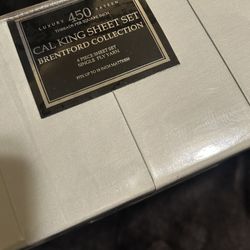 Cal king sheets - green 