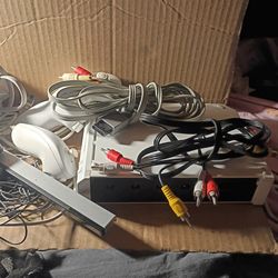 Nintendo wii console and accessories