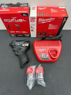 Milwaukee Fuel Combo Hex Impact Hex Taladro con Batterias