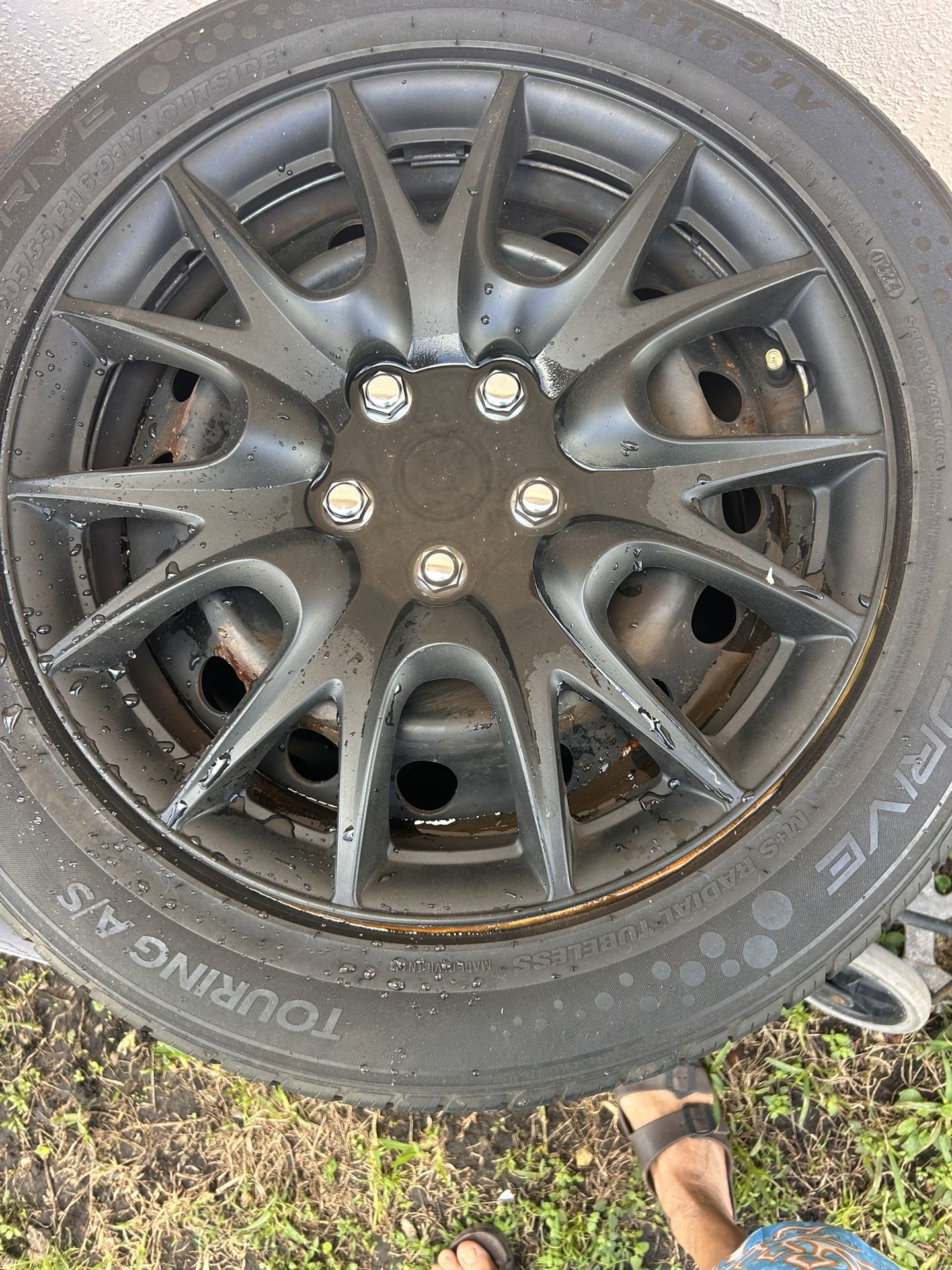 4 Rines De Honda Cívica 2018 Con Sus Tapas 