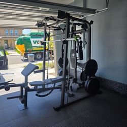 Smith Machine 2001 | Multi-Use Adj Bench | Gym Equipment | Fitness | Squat Rack | Excercise |🔴WEIGHTS AND BARBELL SOLD SEPARATELY 🔴 FREE DELIVERY 🚚