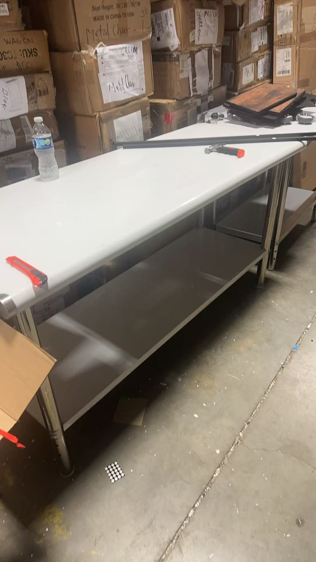 Stainless Steel Table Fur Work