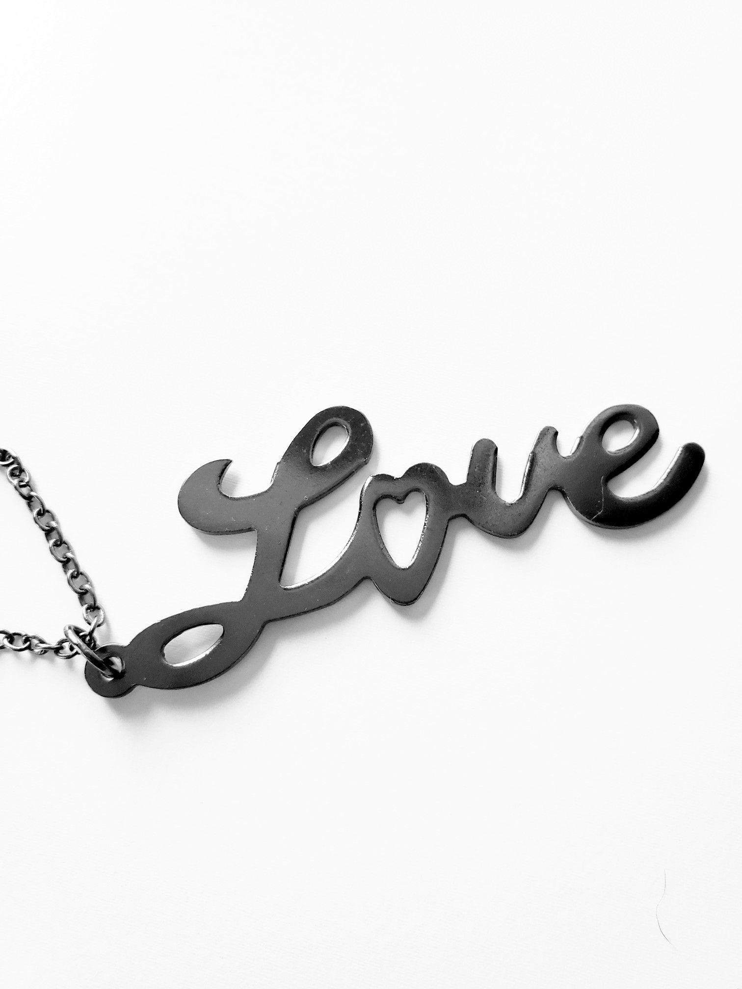 Silver Love Necklace-Lia sophia